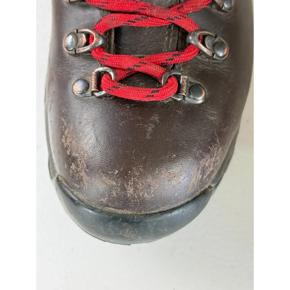 Asolo Evo Gore Tex Hiking Boots Mens 9 Leather Outdoor Brown TPS-520 GTX Utility